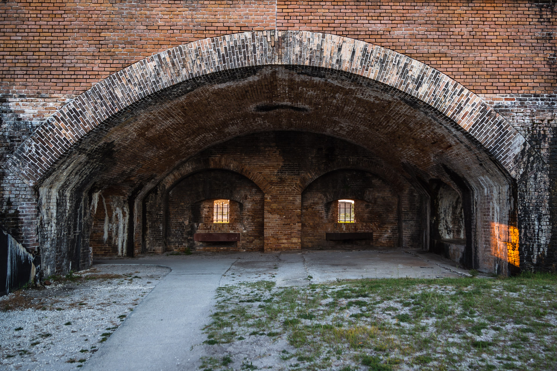Fort Pickens (exterior arch)