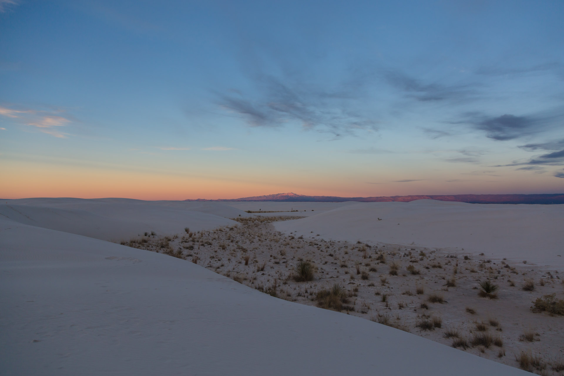In A Sunset At White Sands (view 1)