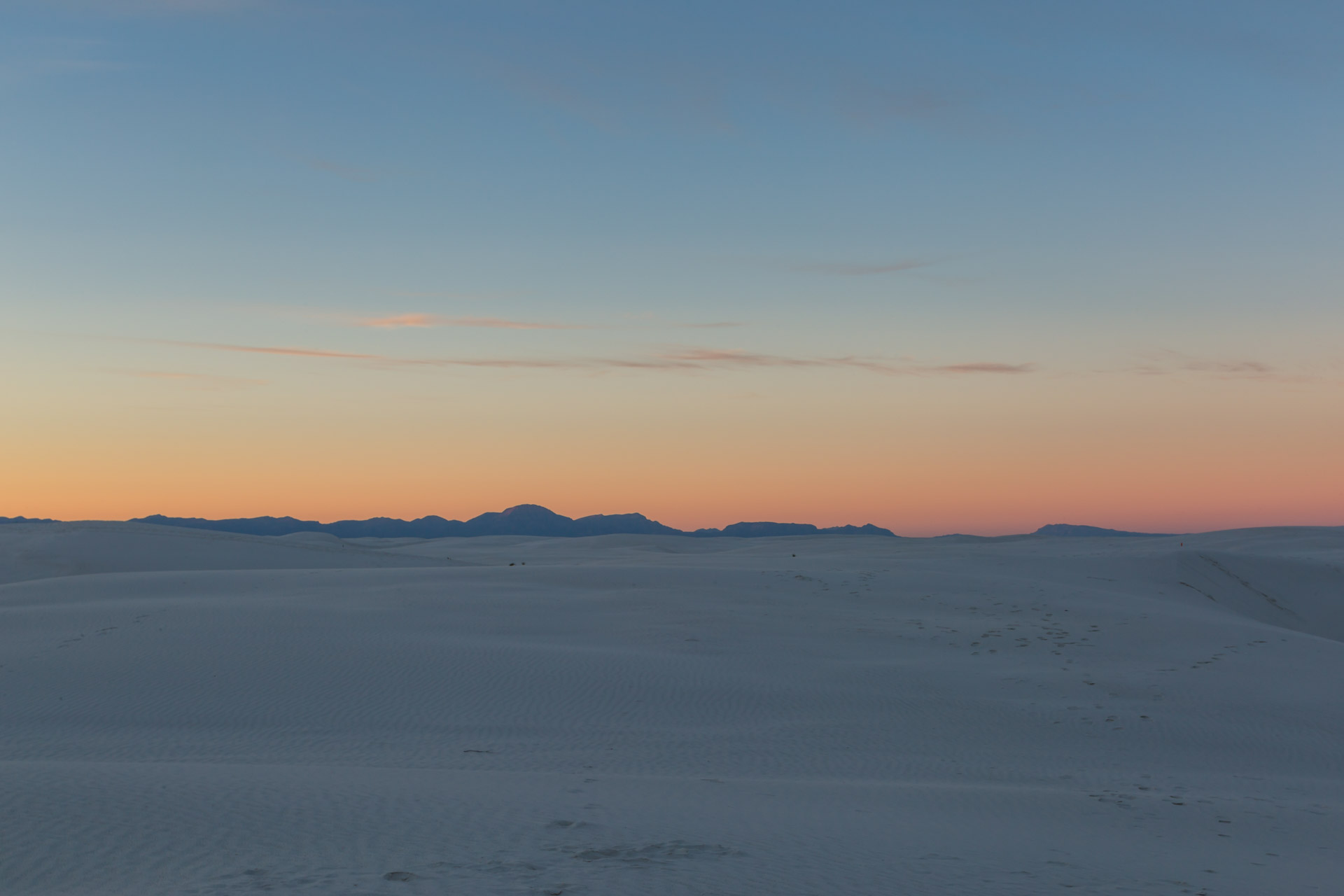 In A Sunset At White Sands (view 2)