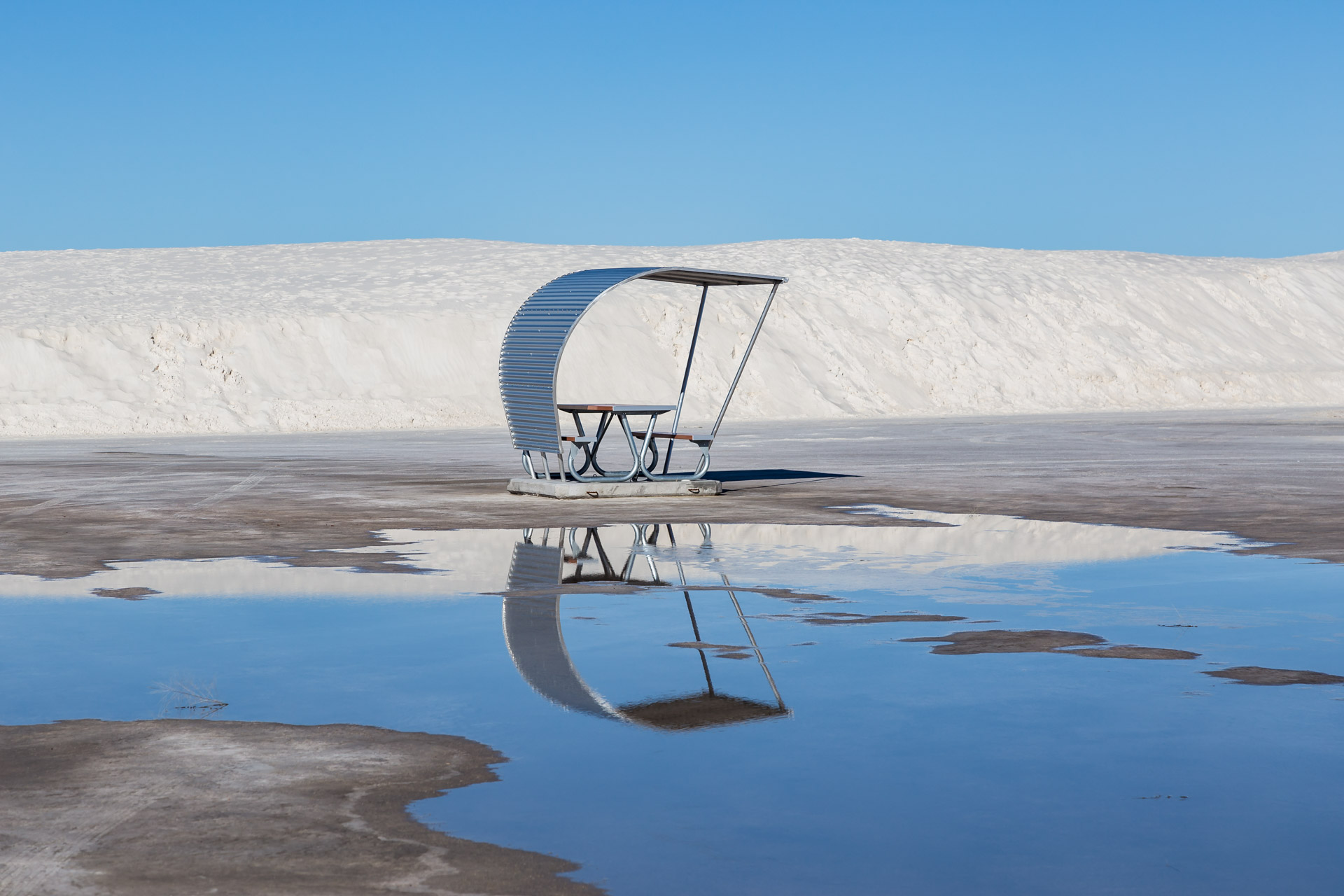 An Otherworldly Picnic Area (reflection)