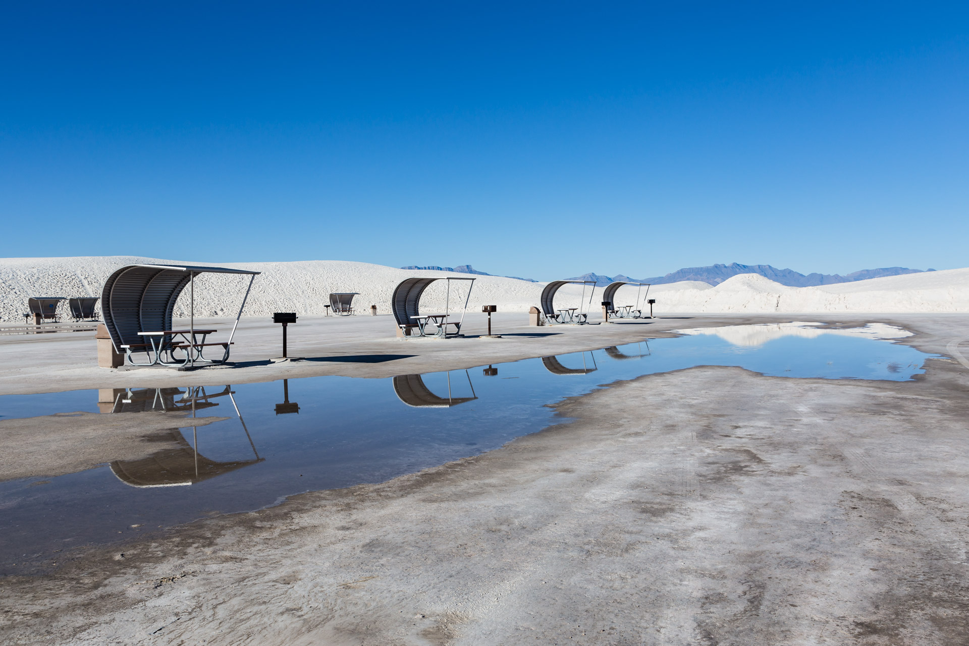 An Otherworldly Picnic Area At White Sands