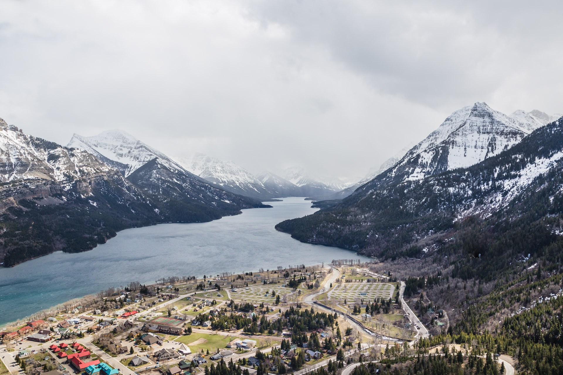 Hiking Bear's Hump At Waterton Lakes National Park