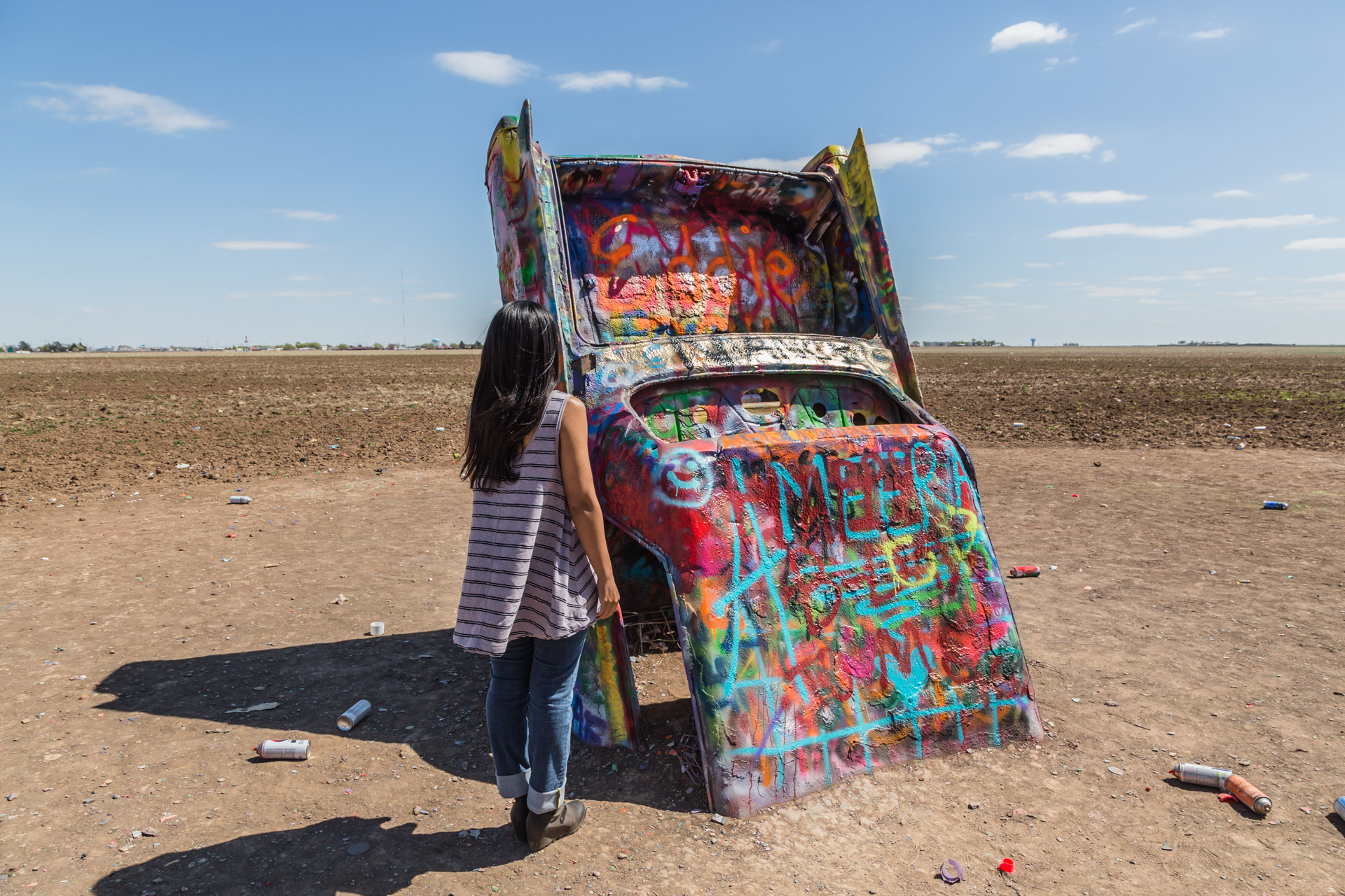 Interactive Art At Cadillac Ranch