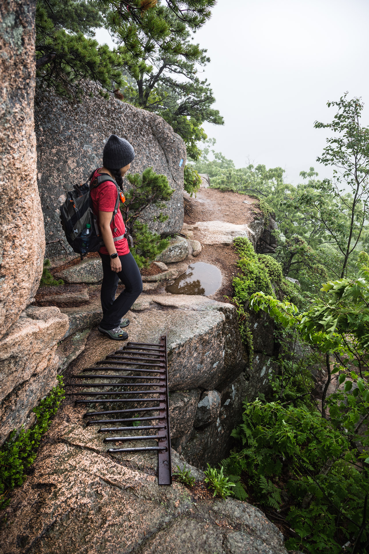 The Beehive Trail At Acadia National Park Roadesque