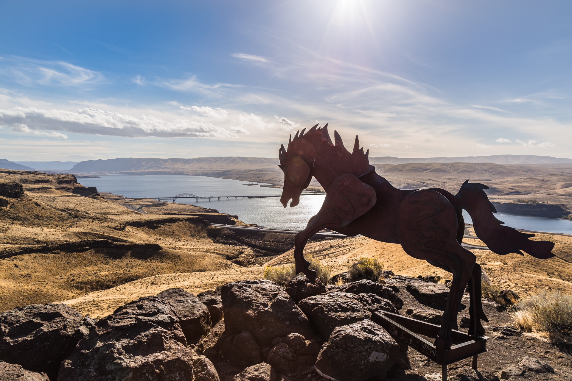 The Wild Horses Monument In Eastern Washington Roadesque