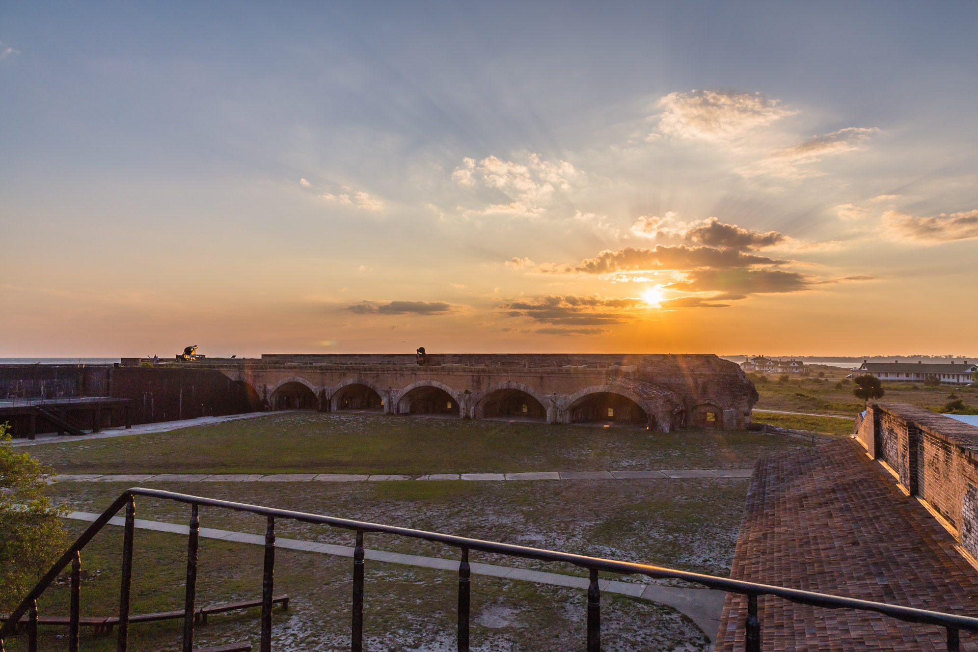 Fort Pickens (far sunset)